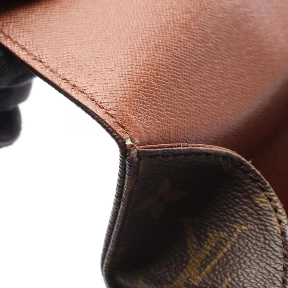 LOUIS VUITTON Authentic Brown Monogram Leather Shoulder Bag - Picture 6 of 11